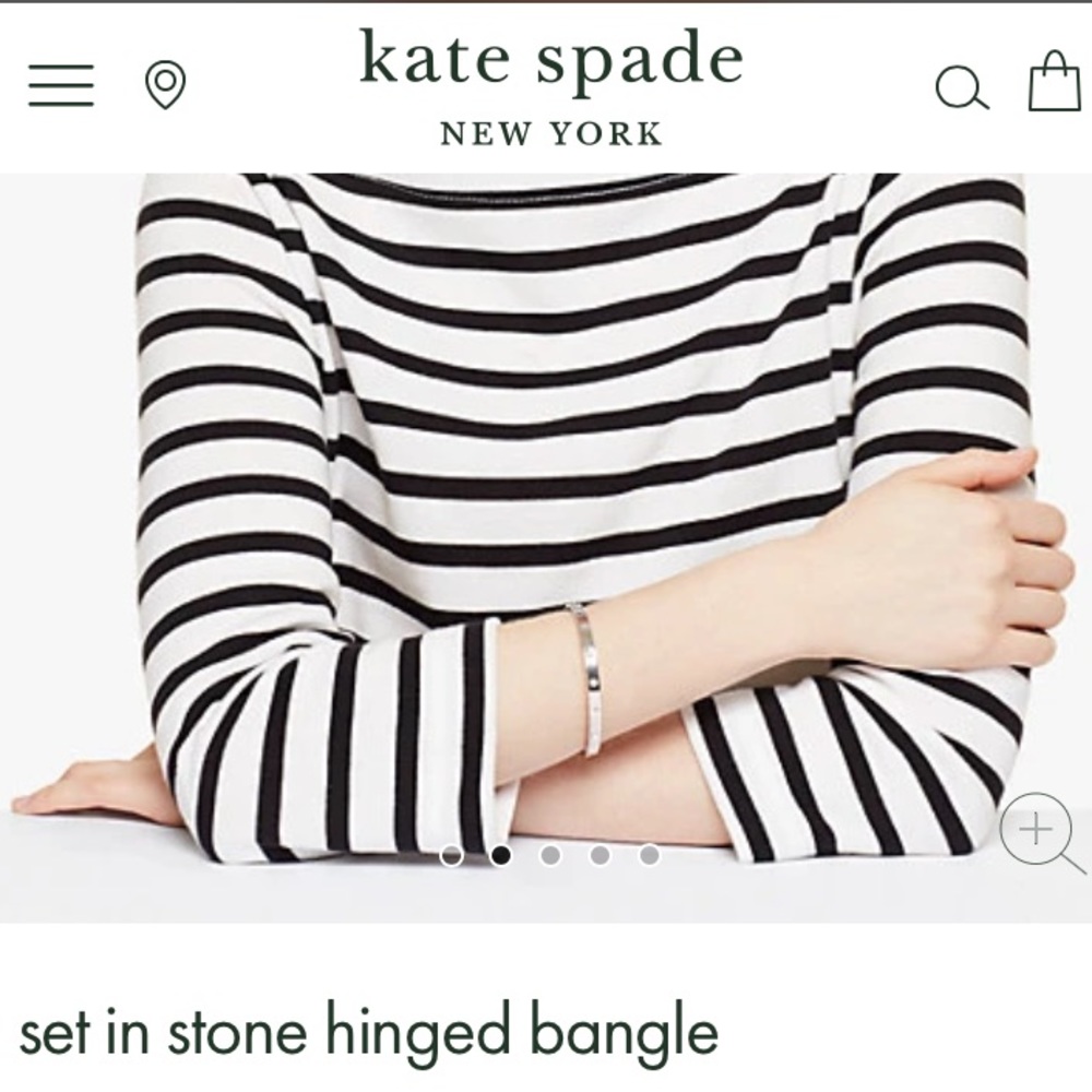 Kate Spade Silver Bangle - Picture 2 of 7